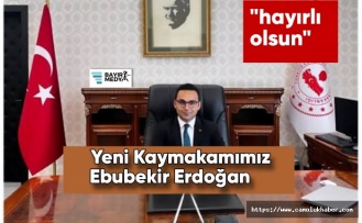 Hayırlı Olsun! Çamoluk Kaymakamına Merhaba Dedi!