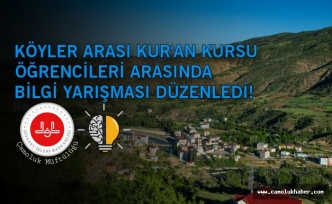 Yaz Kur'an kursları arası bilgi yarışması düzenlendi!