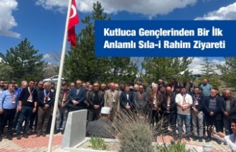 Kutluca Gençlerinden Coşkulu Sıla-i Rahim Ziyareti