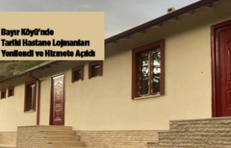 Bayırköyü'nde Tarihi Hastane Lojmanları Yenilendi ve Hizmete Açıldı