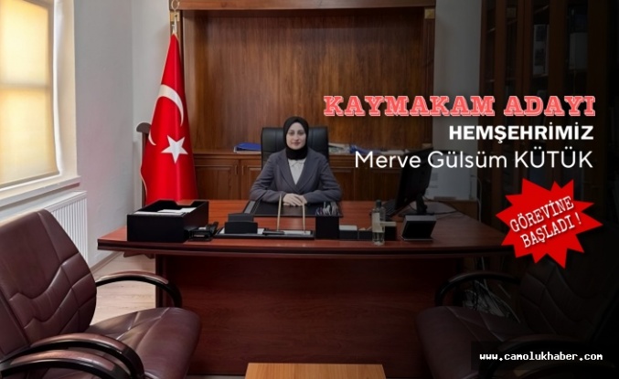 Çamoluk Usluca'lı Kaymakam Adayımız Görevine Başladı!