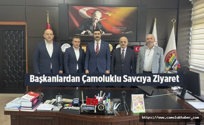 Başkanlardan Çamoluklu Savcıya Ziyaret