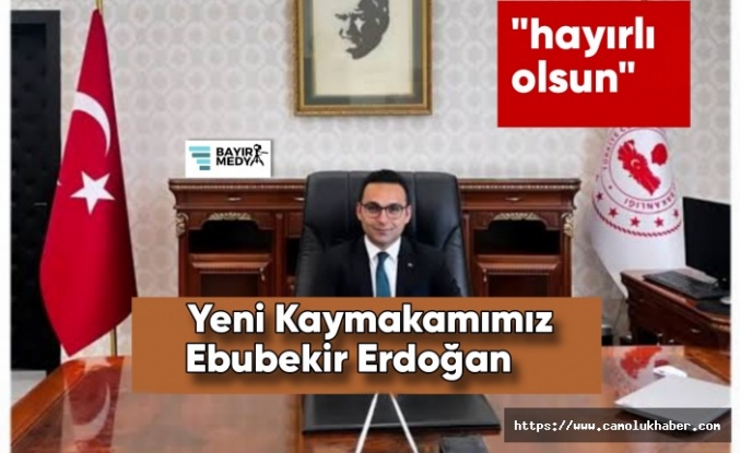 Hayırlı Olsun! Çamoluk Kaymakamına Merhaba Dedi!