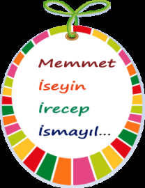 Yöremizde Kullanılan İsimler