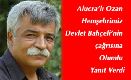 Bahçelinin Çağrısına Ozan Arif ten Olumlu Cevap
