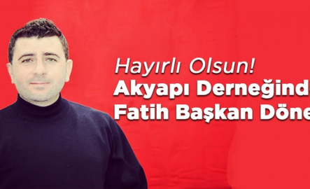 Akyapı Derneğinde Görev Değişimi