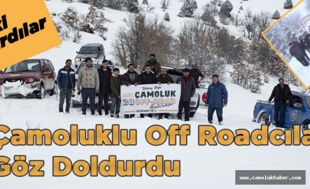 Çamoluk'ta bir ilk! Çamoluk'ta off Road Ekibi İlk Etkinliğinde Göz Doldurdu.