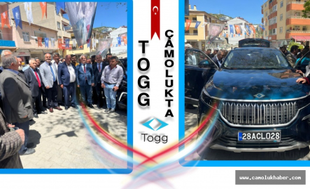 Yerli ve Milli Araç TOGG Çamoluk'ta Coşkuyla Karşılandı!