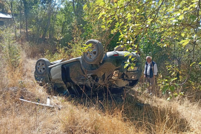 Kutluca Köyünde Trafik Kazası: 2 Yaralı