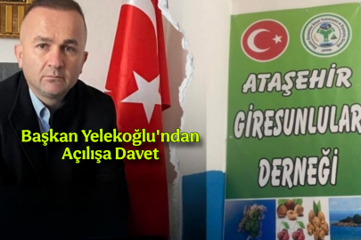 Ataşehir Giresunlular Derneği'nden Yeni Genel Merkez Açılışına Davet
