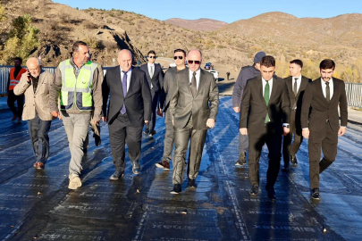 Vali Serdengeçti, Çamoluk'ta  YSE Köprüsü'nde İncelemelerde Bulundu