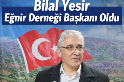 Eğnir Köyü Derneği’nde Bayrak Değişimi: Yeni Başkan Bilal Yesir Oldu