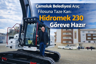 Çamoluk Belediyesi Araç Filosuna Taze Kan: Hidromek 230