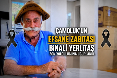 Çamoluk’un "Efsane Zabıta" Binali Yerlitaş Son Yolculuğuna Uğurlandı