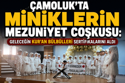 Çamoluk’ta Geleceğin Kur’an Bülbülleri Sertifikalarını Aldı