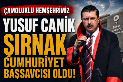 Yusuf Canik, Şırnak Cumhuriyet Başsavcısı Oldu