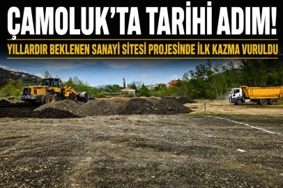 Çamoluk Sanayi Sitesi İçin Çalışmalara Başlandı