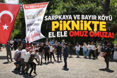 Sarpkaya ve Bayır Köyü Piknikte El Ele!