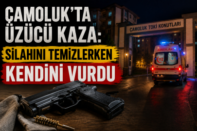 Çamoluk’ta Üzücü Kaza:  Silahını Temizlerken Kendini Vurdu