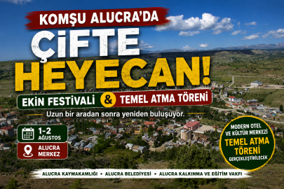 Komşu Alucra'da Çifte Heyecan: Ekin Festivali ve Temal Atma Töreni
