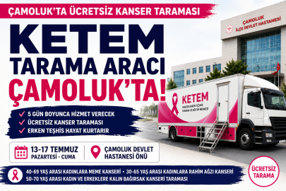 Çamoluk'ta Ücretsiz Kanser Taraması Başladı