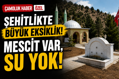 Şehitlikte Büyük Eksiklik: Mescit Var, Su Yok!