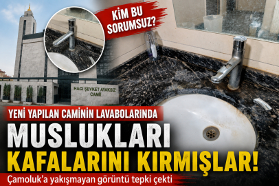Çamoluk Merkez Camii'ne Yakışmayan Görüntüler