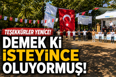 Teşekkürler Yenice! Demek ki İsteyince Oluyormuş