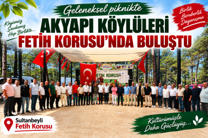 Akyapı Köylüleri Sultanbeyli'de Piknikte Buluştu