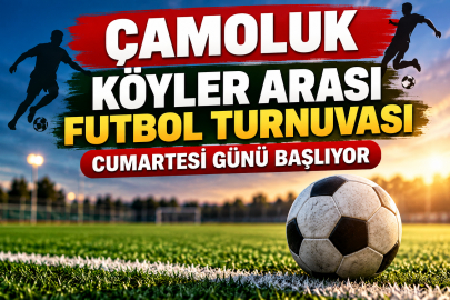 Çamoluk Köyler Arası Futbol Turnuvası Cumartesi Günü Başlıyor