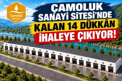 Çamoluk Sanayi Sitesi’nde Kalan 14 Dükkân İçin İhale Düzenlenecek